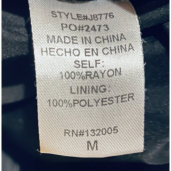 Entro Vest Womens Medium Black Aztec Quilted Southwestern Full Zip Western Boho - Picture 5 of 6